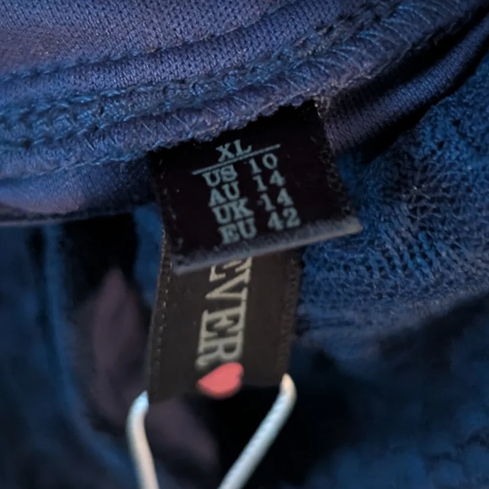 Ever Pretty Navy Blue Lace V Neck Layered Dress‎ NWT - Picture 5 of 6